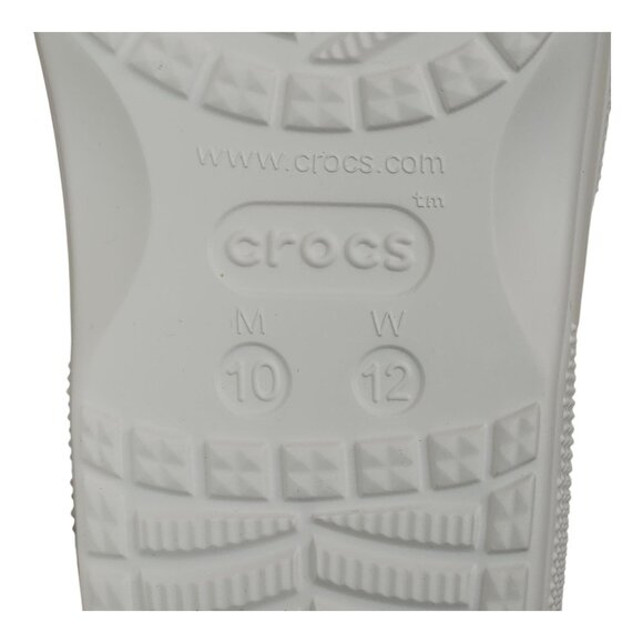 Crocs Baya II Slide Sandals White M10 W12 Lightweight Slip-Resistant Shower Shoe - Picture 10 of 11